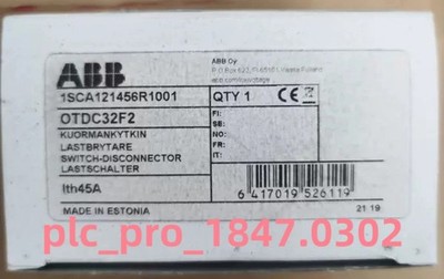 1PCS New ABB OTDC32F2 1SCA121456R1001 45A Isolation Switch  Fast Delivery