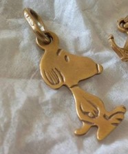 Snoopy Anhänger 585 Gold sehr selten Frankre...