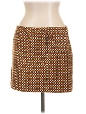 Anna Sui Women Brown Casual Skirt 13