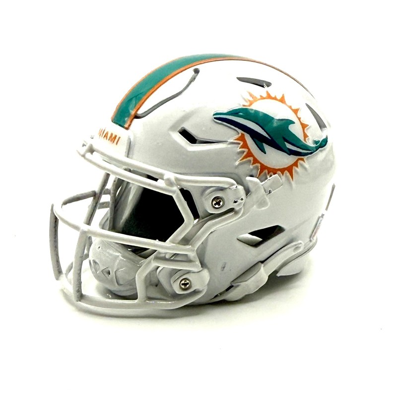 Custom Miami Dolphins Pocket Pro Helmet Riddell 3d printed