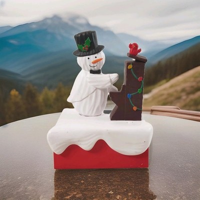 Hallmark Piano Snowman Snow Many Memories Music & Motion Tested & Works 2018_AT