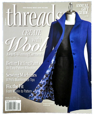 Taunton's Threads Magazine - Create with Wool Award Winning Garments - Jan 2021