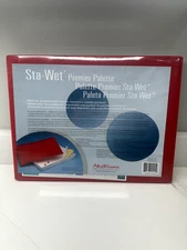 Masterson Sta-Wet Premier Palette & Red Lid 16" x 12" 105 Brand New