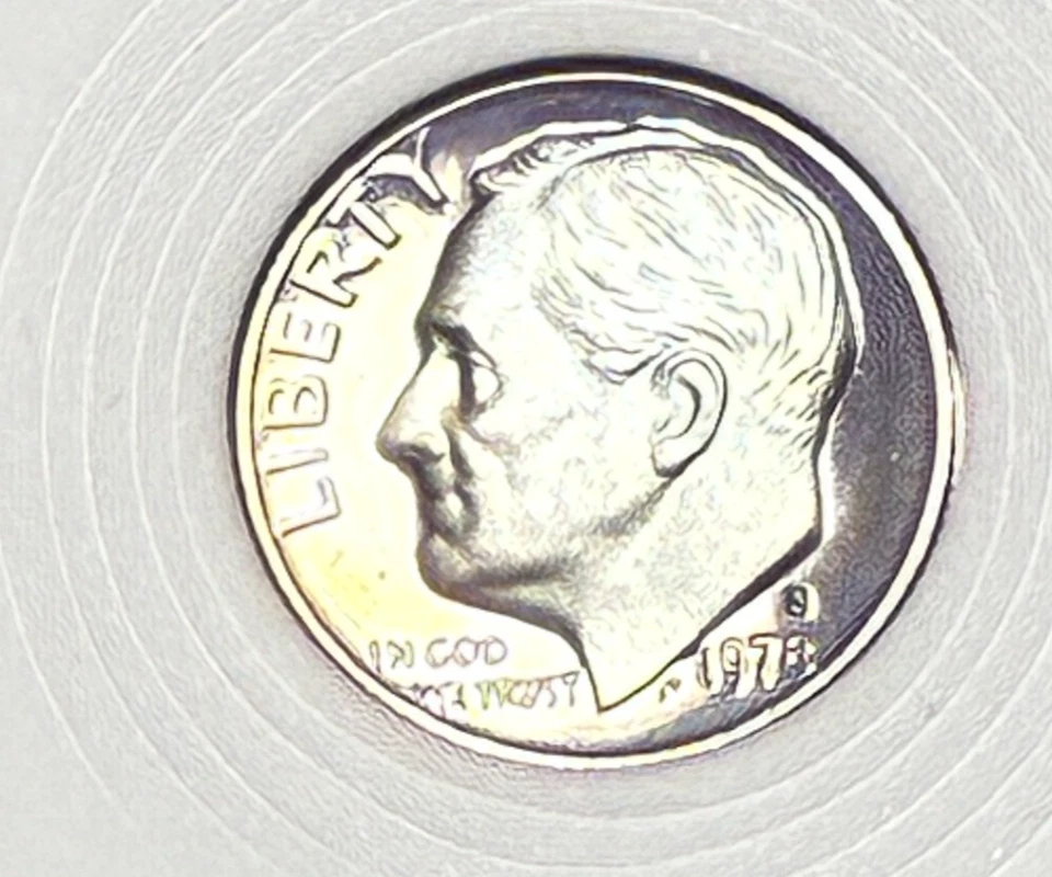 1978s Mint Error Roosevelt Dime DDO/DDR - Image 2 of 4