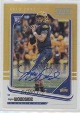2018 Score Rookies Gold Zone Signatures 17/50 Logan Woodside #354 Auto 03wd