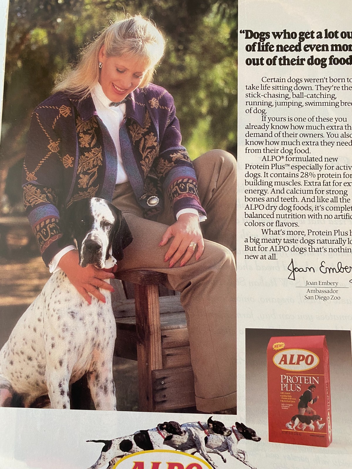 Alpo Dog Food, Full Page Vintage Print Ad