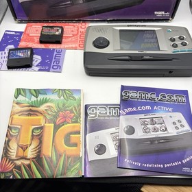 Tiger Game.com Handheld Console Complete in Box CIB Works Tested - Screen Issues