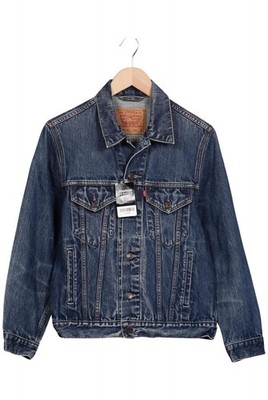 Levis Jacke Herren Anorak Jacket Kurzmantel Gr. S Baumwolle Blau #eeef5tt
