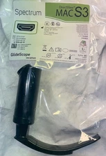 GLIDESCOPE Verathon Spectrum  LARYNGOSCOPE, MACS3  (0574-0187)-lot of 10