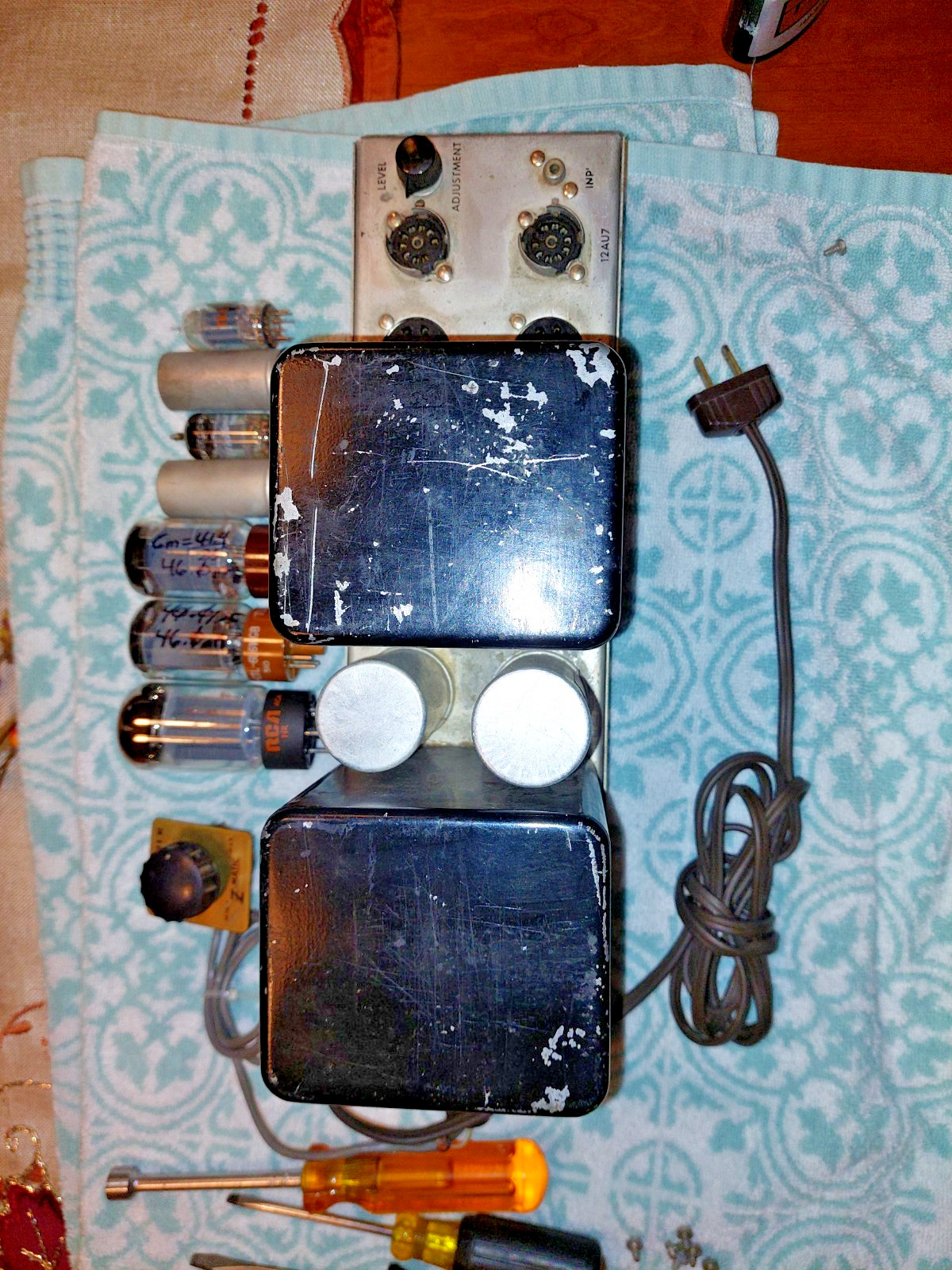 Clean Fresh Restore Fisher 70AZ  Mono Audio Amplifier (SN 51458) Prem 5881 Tubes