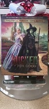 WICKED FOR GOOD 4K Ultra HD + Blu-Ray + Digital Code NEW SEALED