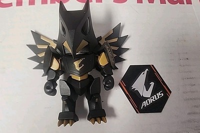 Aorus Xtreme (Gigabyte) Limited Edition TOY only - Chibi, rare BLACK + GOLD edt.