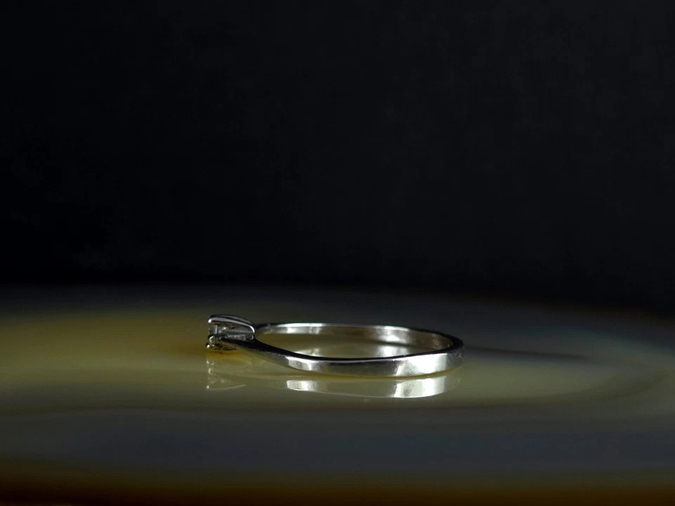 Ring Silber 925 Zirkonia 18,2 mm Solitär Vorsteckring - zierlich & zauberhaft - Bild 3 von 4