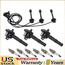 Ignition Coils & Spark Plug & Wires Set For Toyota 4Runner 3.4L V6 1996-2002