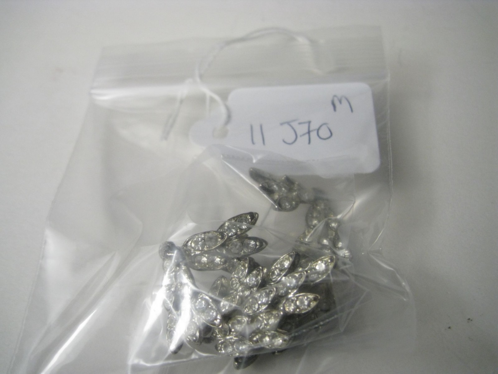 Dangle Rhinestone Silver Drop Earrings Statement … - image 9