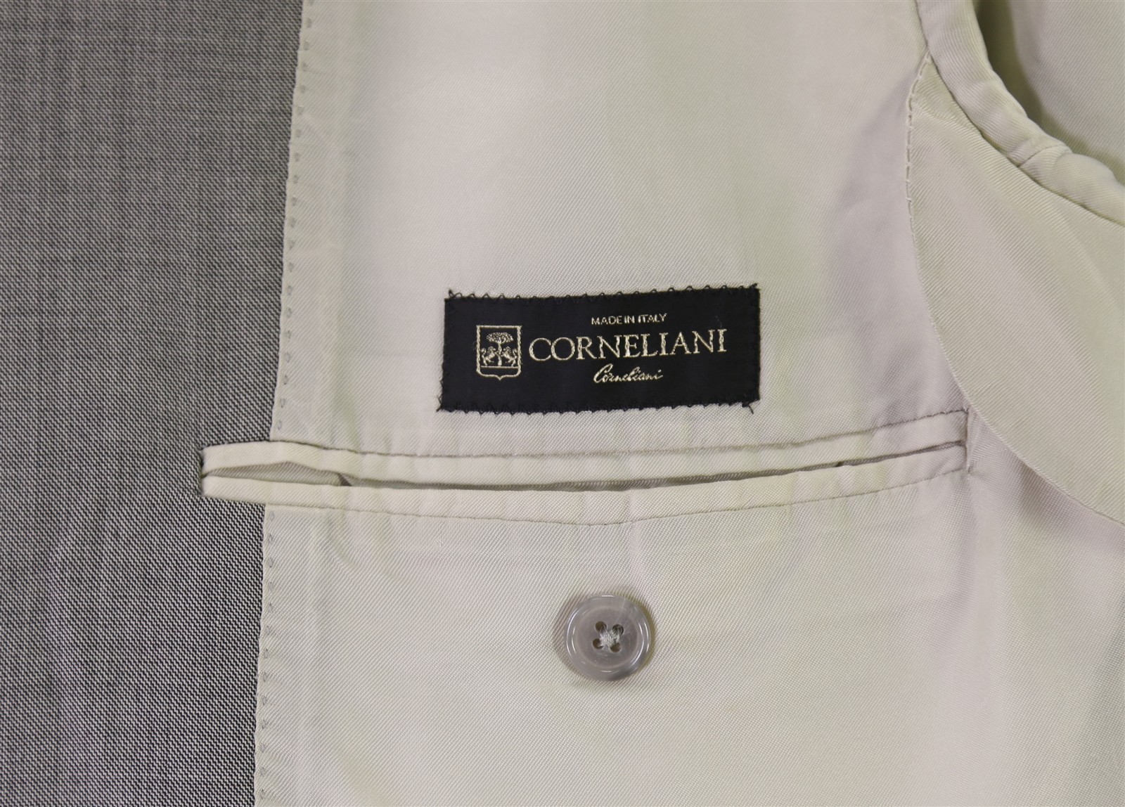 Corneliani Solid Light Gray 2-Btn Flawless Wool L… - image 8