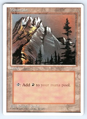 Mountain (A) L Fourth Edition 183 NM