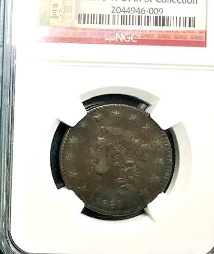 1830 Matron Head Large Cent - Stack's 5th St Collection NGC VF 35 BN - Image 4 of 4