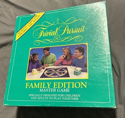 Complete Trivial Pursuit Family Edition Master Game