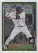 2015 Bowman Draft Chrome Green Refractor 70/99 Derek Hill #85 0l9t