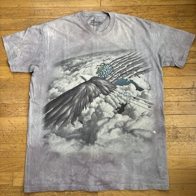 Vintage Nature Shirt Eagle Mountain Tie Dye Size L/XL USA Made