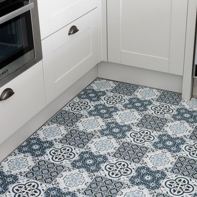 Floor Pops Myriad 30,48 cm x 30,48 cm selbstklebende Vinylbodenfliesen
