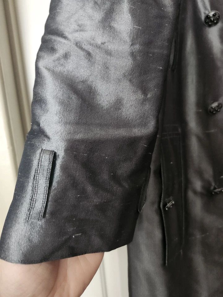 Gabardina Chanel 2008 seda doble botonadura, 42 Foto 3 de 4