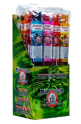 4-Pack ASSORTED Blunteffects 19'' JUMBO Incense Sticks Hand-Dipped 30-Stick Packs