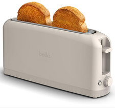 2 Slice Slim Toaster, Fits-Anywhere Kitchenware, 6 Setting Shade Control with R