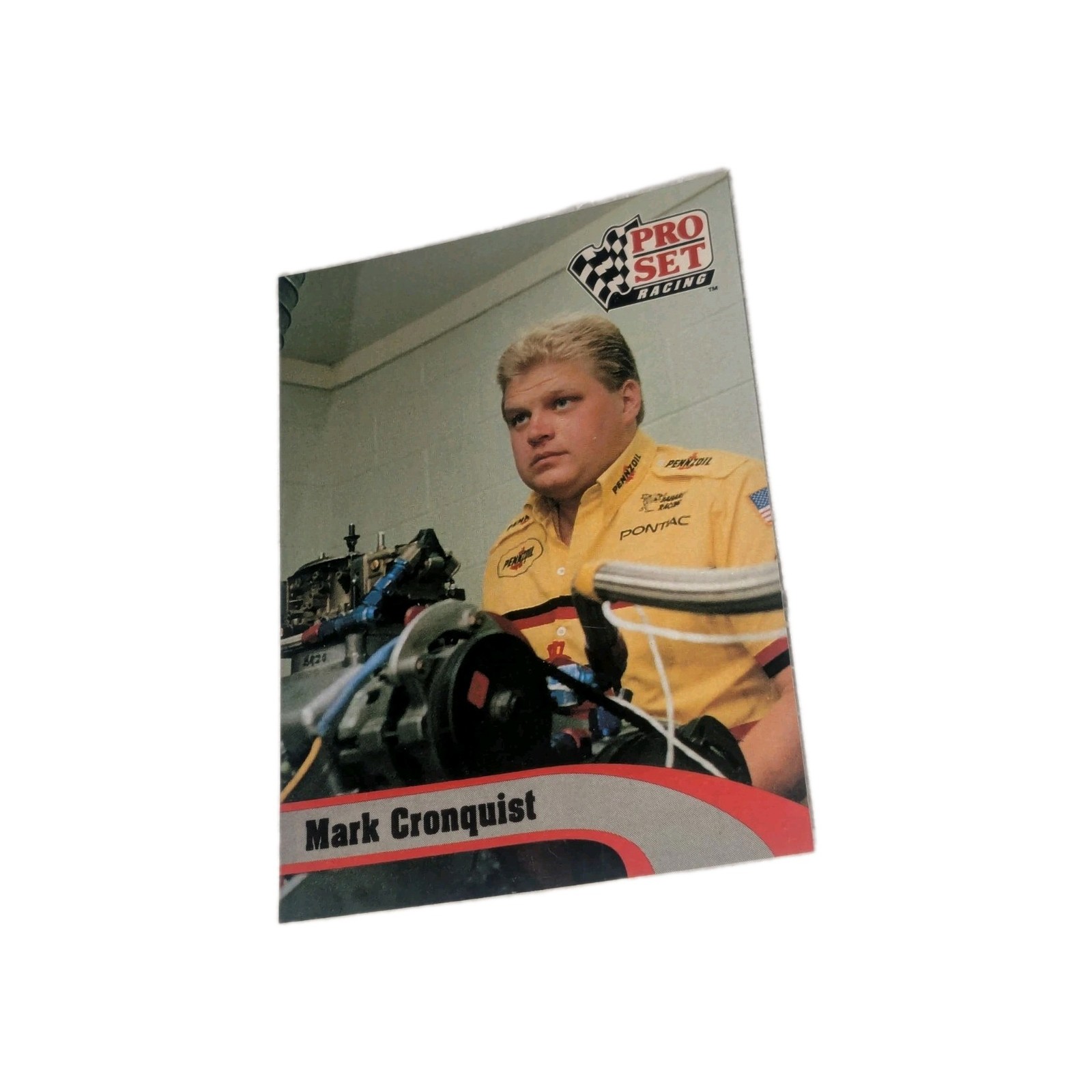 Mark Cronquist #196 - Pro Set Racing Card - 1992 Pro Set Winston Cup Nascar