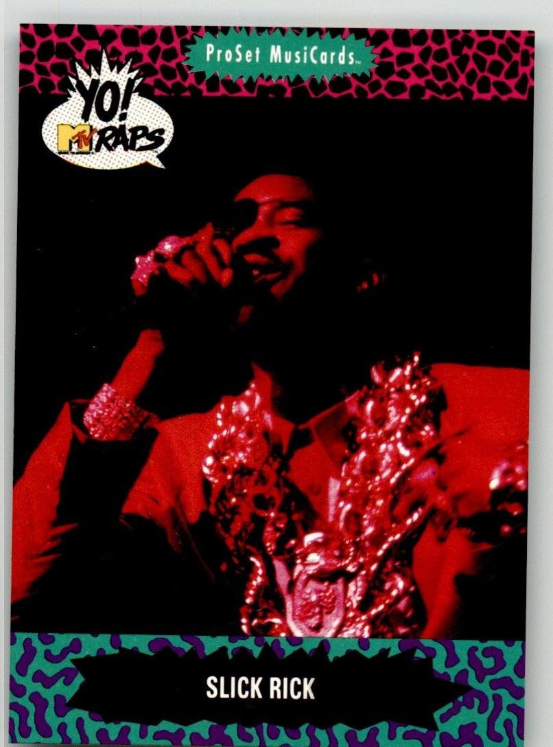 Slick Rick 1991 Pro Set Yo! MTV Raps 71