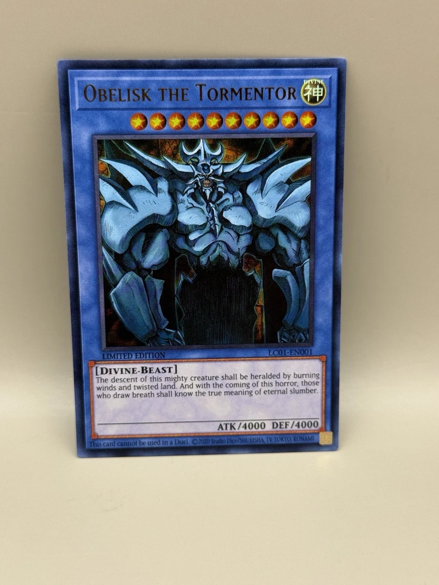 Obelisk The Tormentor Yu-Gi-Oh! TCG Individual Trading Card Games