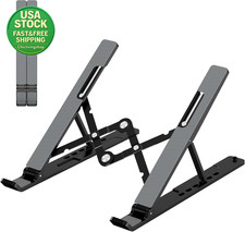 Adjustable Laptop Stand Ergonomic Portable Riser Cooling Holder 10-15.6 Inch