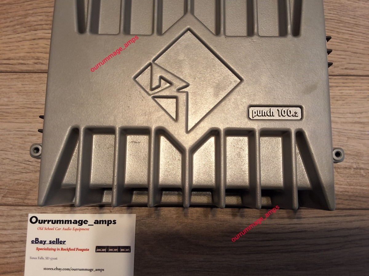 Rockford Fosgate Punch 100.2 2 Channel Amplifier GUC for sale