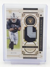 ASHTON JEANTY 2025 NATIONAL TREASURES ROOKIE FRANCHISE PATCH GOLD /10 Q6638