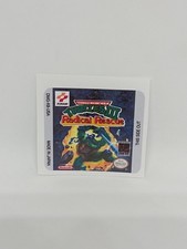 NINJA TURTLES III RADICAL RESCUE (USA) GameBoy GB replacement label