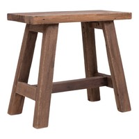 Teak Bench Deko Holz Hocker Aus Recyceltem Teakholz Vintage Bank Barcelona