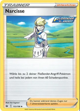 Narcisse / Pokémon Karte / Deutsch / Schaurige Herrschaft / Reverse Holo