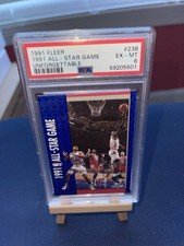 1991 Fleer 1991 All-Star Game #238 Unforgettable PSA 6 EX-MT Michael Jordan Era
