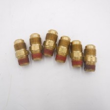 6 Pack Parker 5/8" 37° JIC Flare x 5/8" Male NPT Brass Fitting