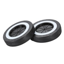 2Pcs BBQ Wheels Lightweight Wheelbarrow Portable Easy Installation Gas Grills