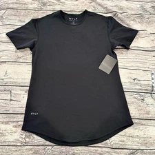 NWT Men’s Bylt Black Drop Cut S/S Lux Short Sleeve Tee Size Small