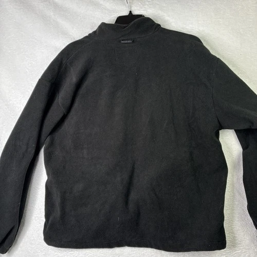 Radwear Radians Fleece Jacket Mens Large Black Full Zip Workwear Outdoor image 12