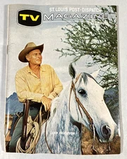 1969 - HIGH CHAPARRAL Regional Magazine TV Guide LEIF ERICKSON Western Cowboy