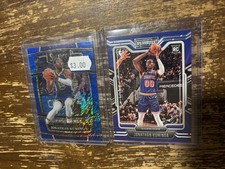 2021-22 Panini Select Jonathan Kuminga #28 Blue Shimmer Playbook Rookie Cards