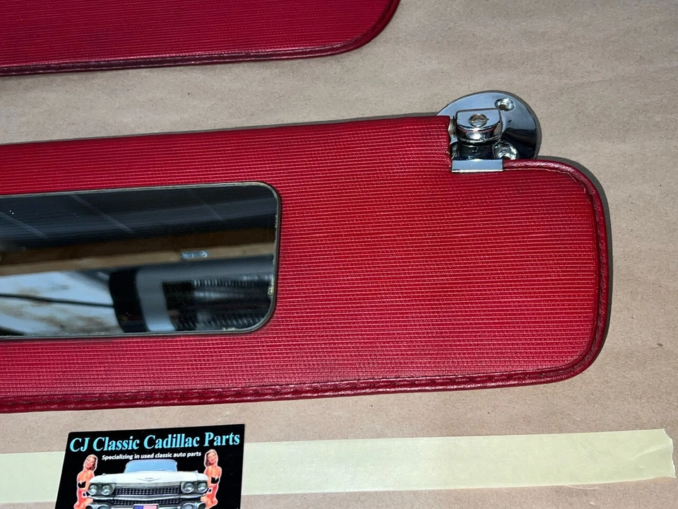 65 凯迪拉克轿车德维尔室内遮阳板带环镜全新橡胶尖 — 第 4/4 张图片