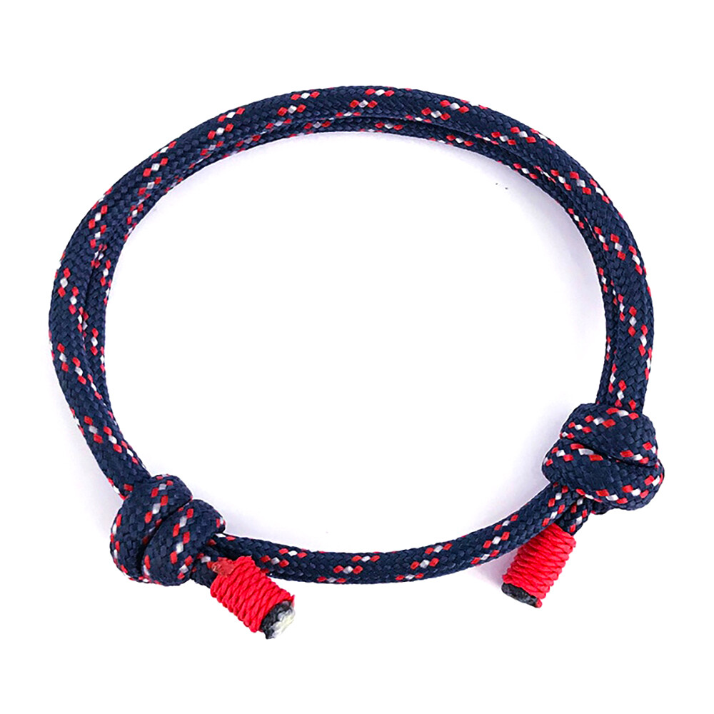 Zense - Pulsera marinera de cordón azul ajustable para hombre ZB0339