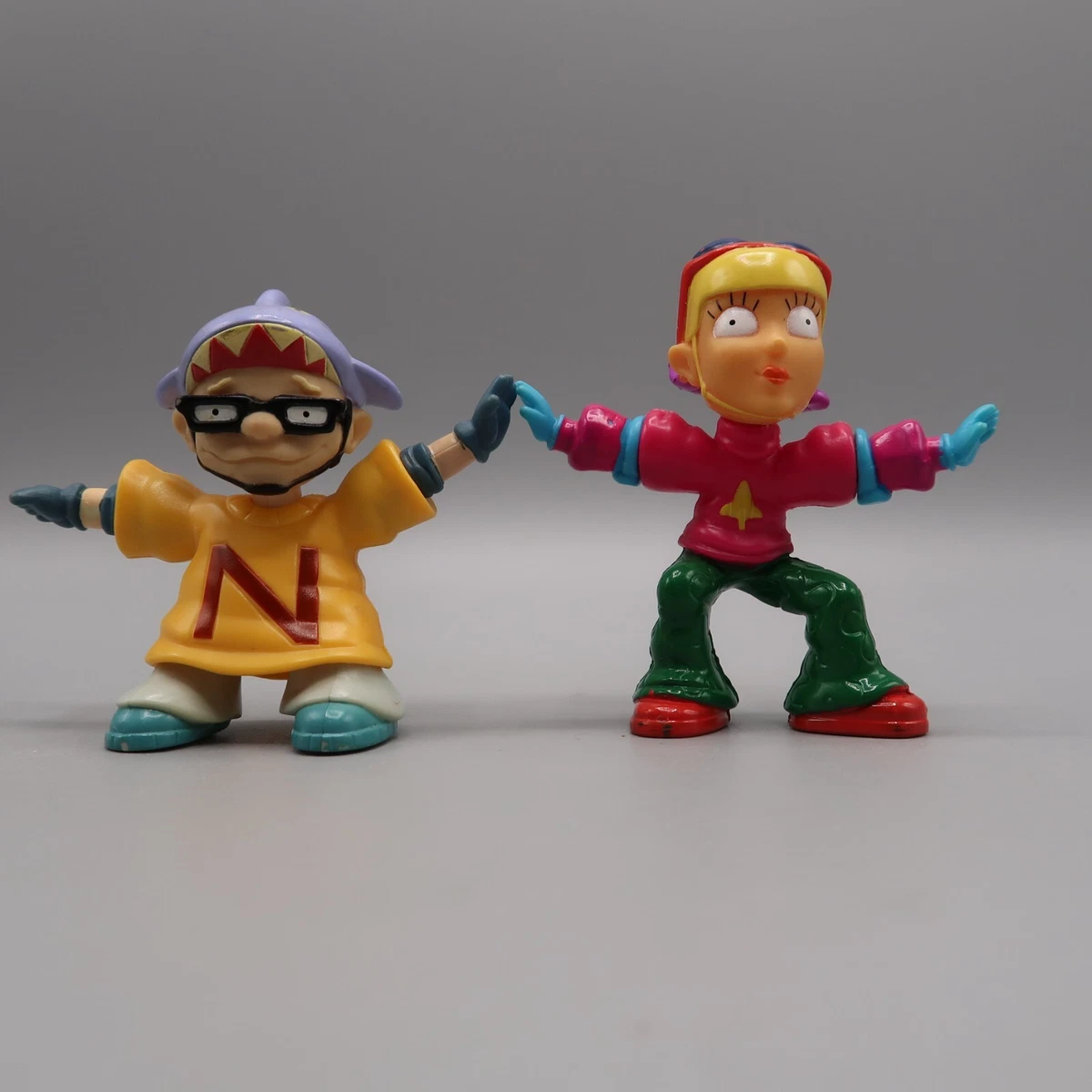 Nickelodeon Rocket Power Figures Toy Lot Set Of 2 Burger King Toy