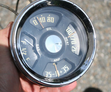 47 1947 48 1948 Studebaker Vintage Quad Gauge Cluster