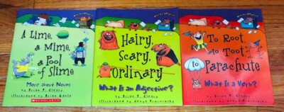 Lot of 3 Words are CATagorical Brian P. Cleary Nouns Adjective Verbs Children's